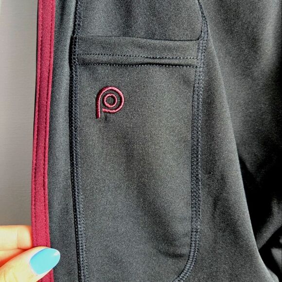 NWT POP Fit Coastline Racer Striped Leggings With Pockets Activewear Size M - Picture 3 of 9